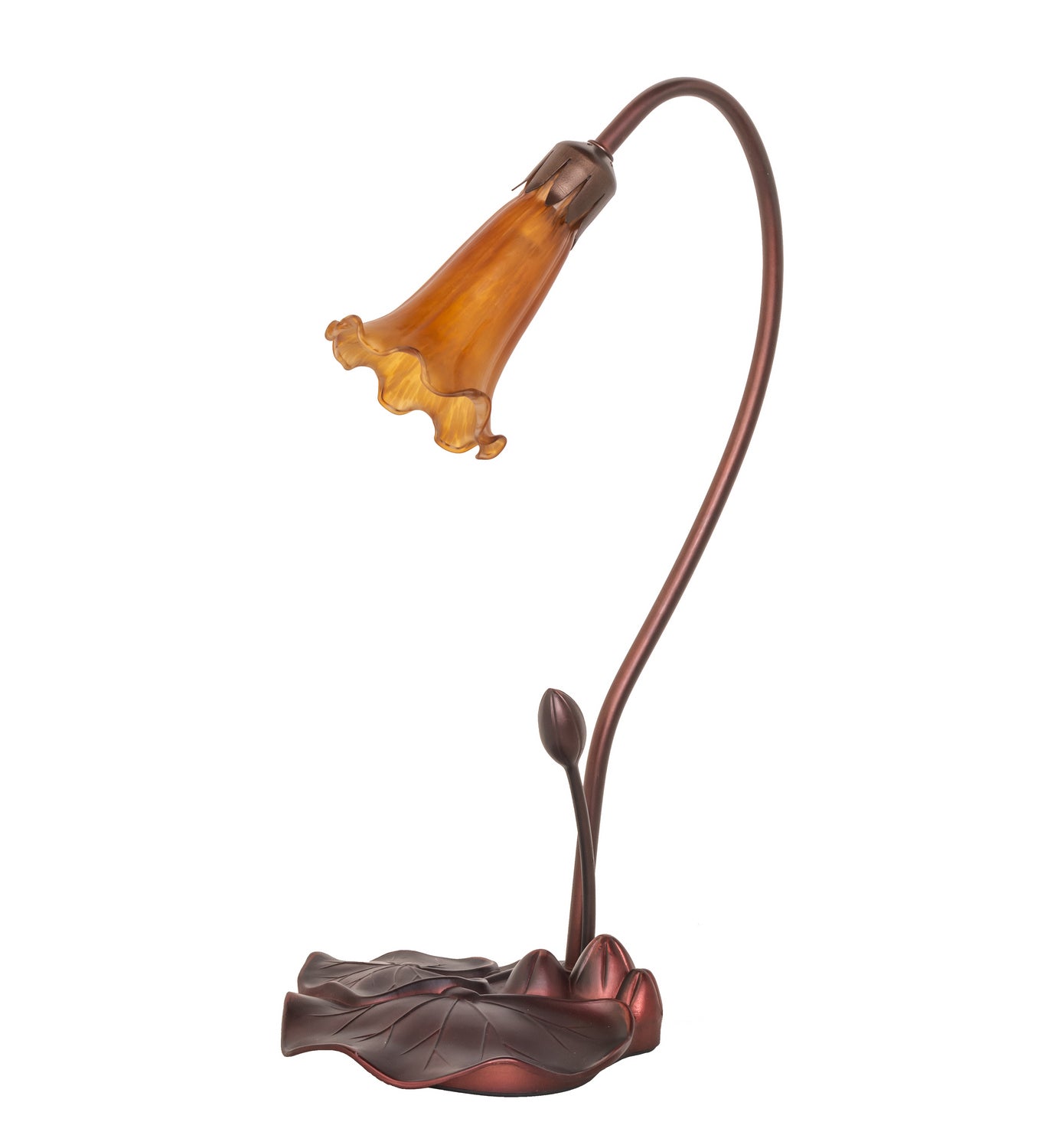 Meyda Tiffany - 12432 - One Light Accent Lamp - Amber - Mahogany Bronze