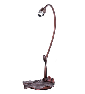 Meyda Tiffany - 12500 - One Light Accent Lamp - Blue - Mahogany Bronze