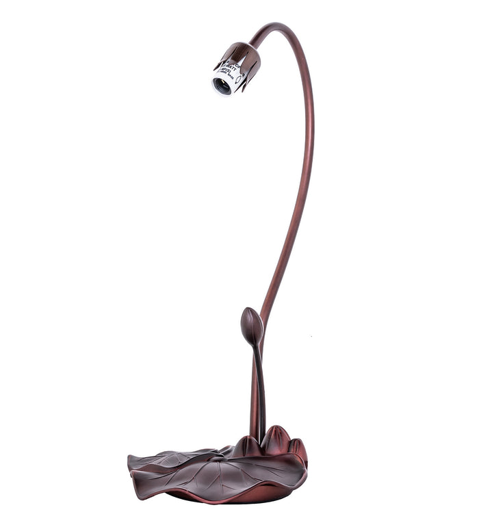 Meyda Tiffany - 12859 - One Light Accent Lamp - Green Pond Lily - Mahogany Bronze