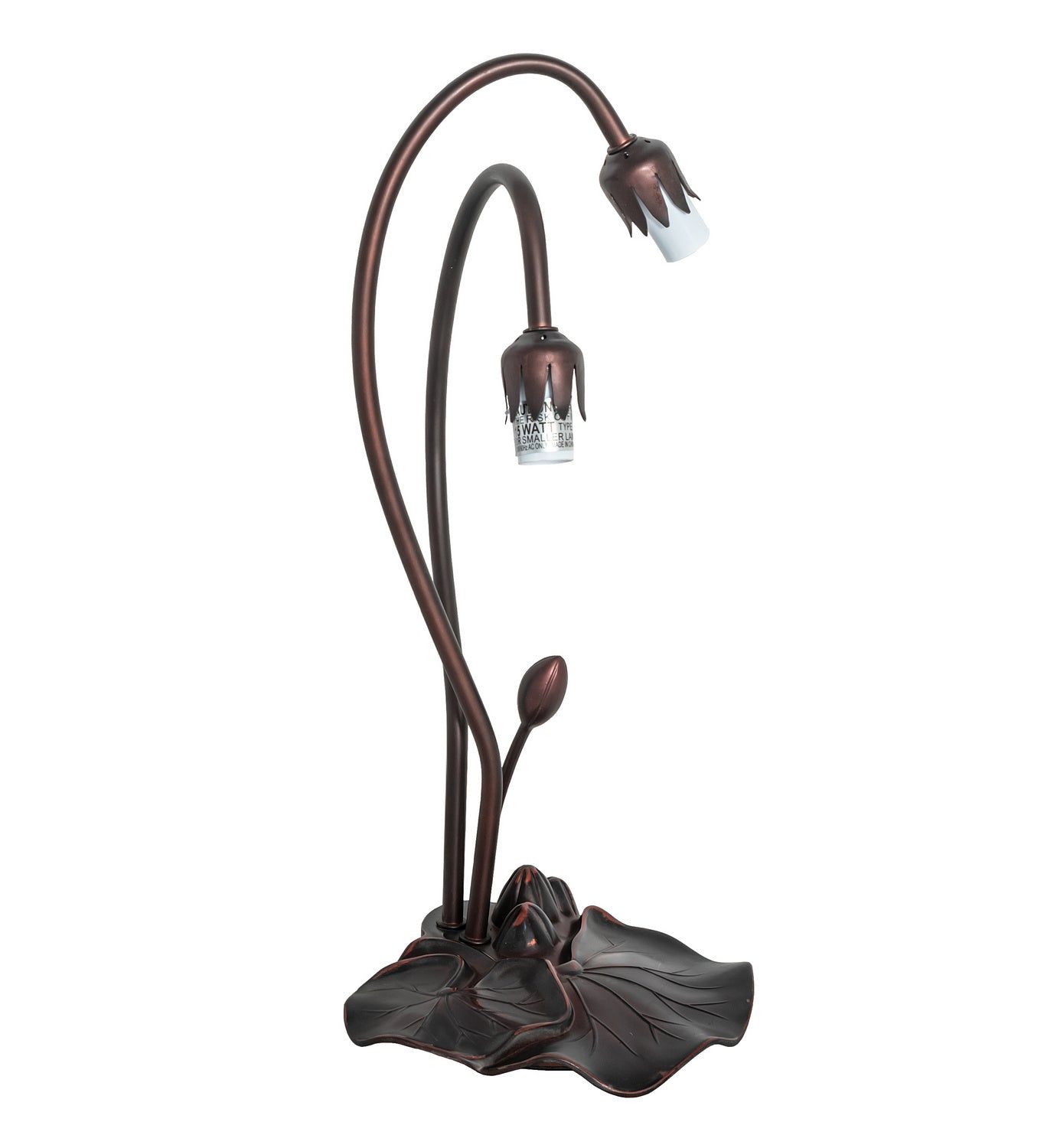 Meyda Tiffany - 13481 - Two Light Accent Lamp - Green - Mahogany Bronze