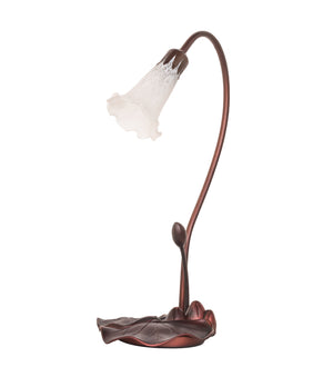 Meyda Tiffany - 14043 - One Light Accent Lamp - White - Mahogany Bronze