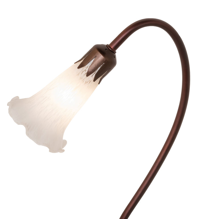 Meyda Tiffany - 14043 - One Light Accent Lamp - White - Mahogany Bronze