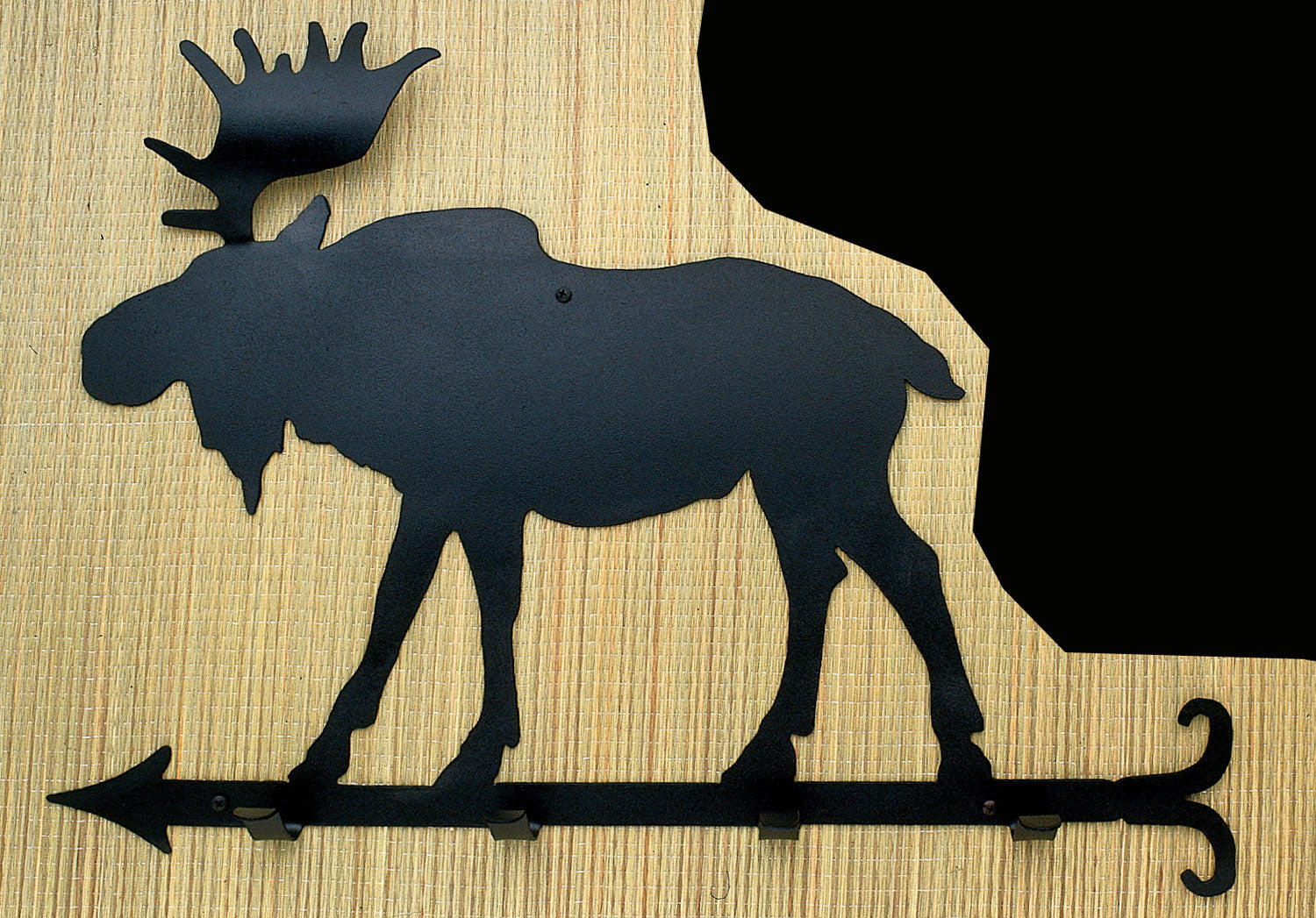 Meyda Tiffany - 22779 - Coat Rack - Moose - Textured Black