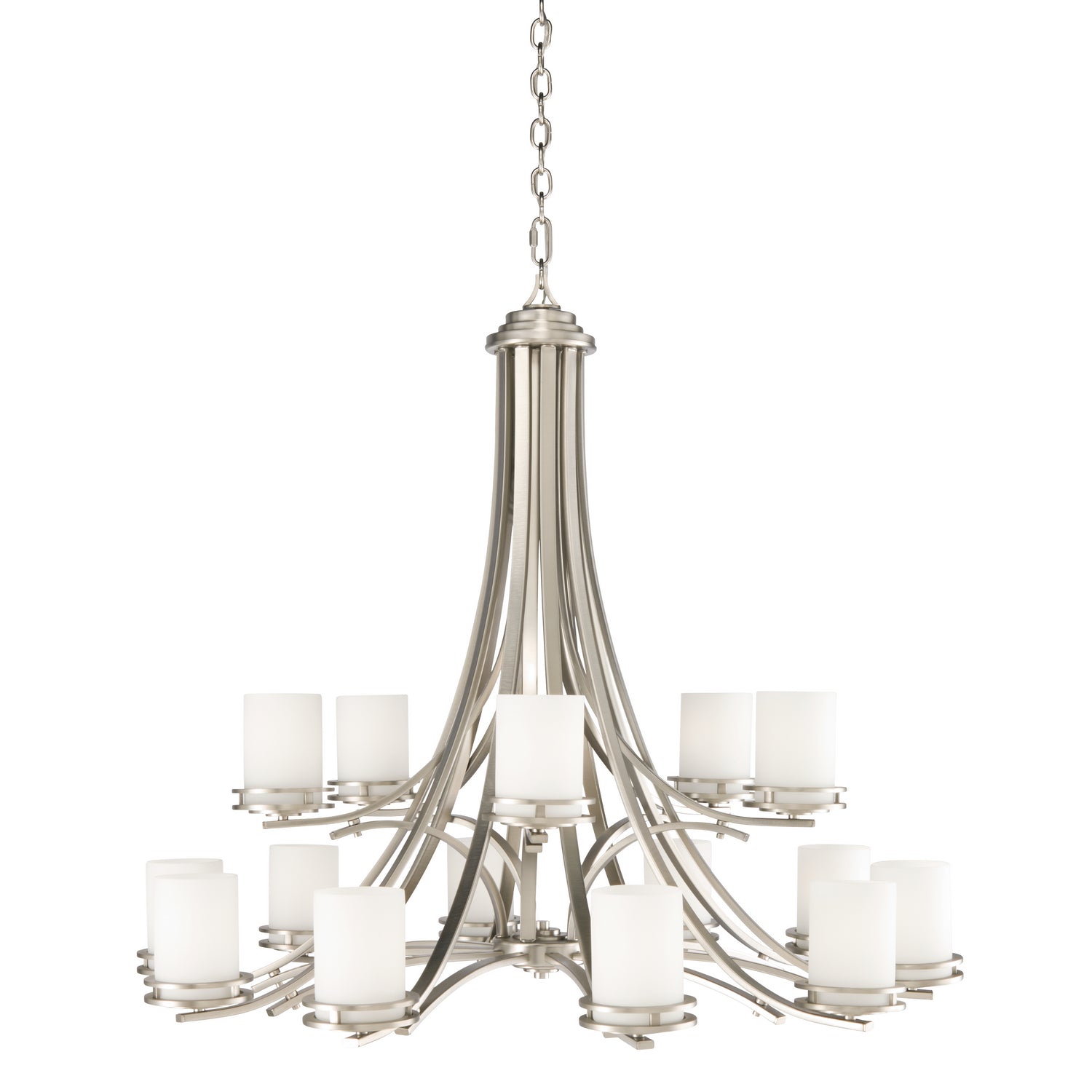 Kichler - 1675NI - 15 Light Chandelier - Hendrik - Brushed Nickel