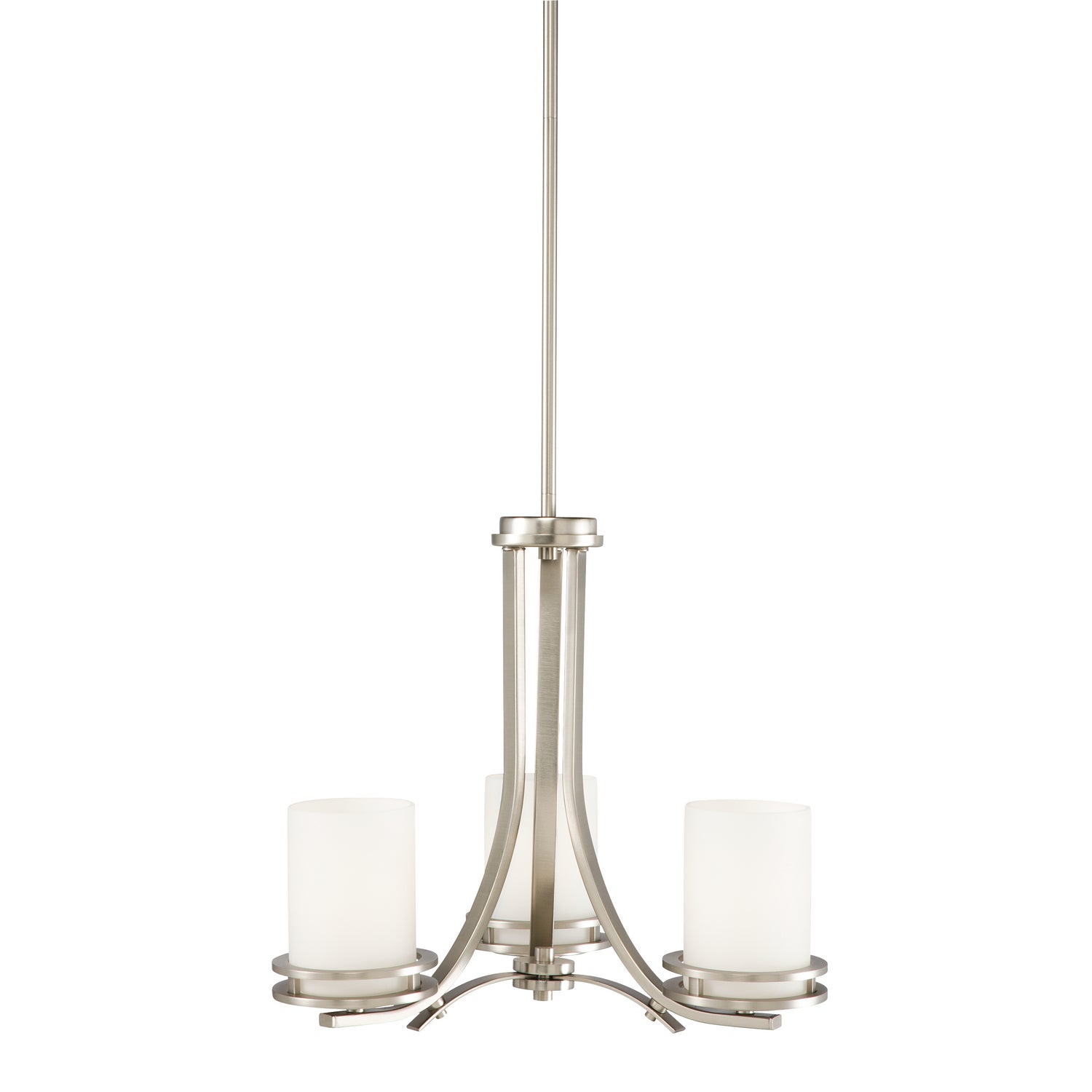 Kichler - 1671NI - Three Light Chandelier - Hendrik - Brushed Nickel