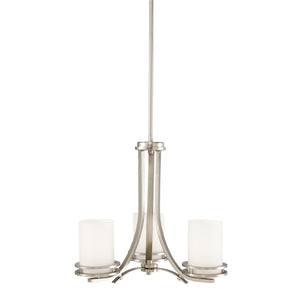 Kichler - 1671NI - Three Light Chandelier - Hendrik - Brushed Nickel