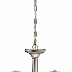 Kichler - 3293NI - Three Light Chandelier - Wynberg - Brushed Nickel