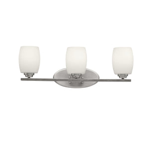 Kichler - 5098NI - Three Light Bath - Eileen - Brushed Nickel