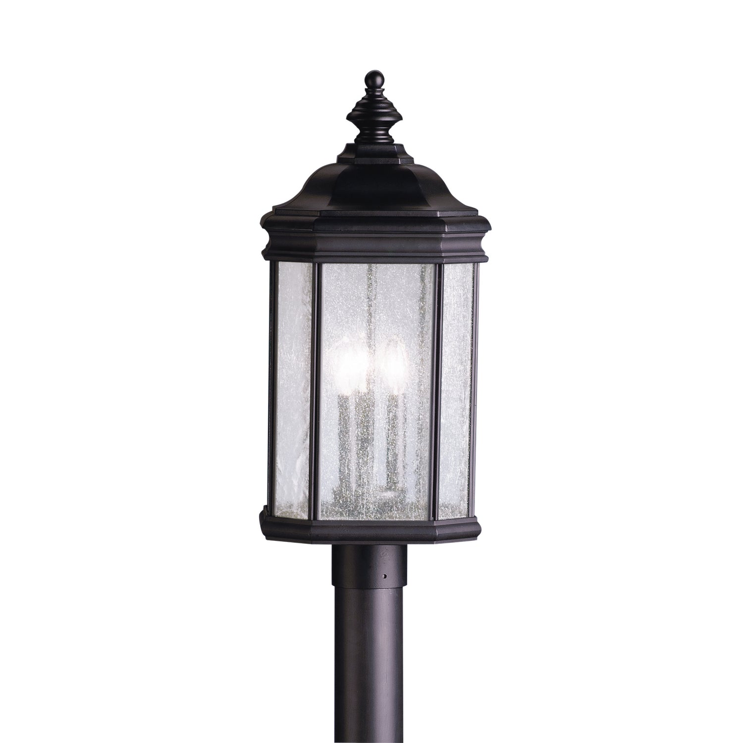 Kichler - 9918BK - Three Light Outdoor Post Mount - Kirkwood - Black