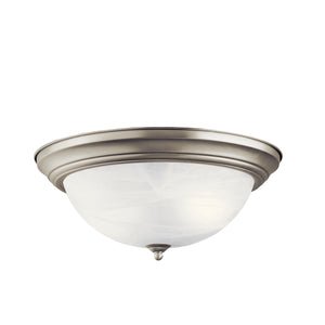 Kichler - 8110NI - Three Light Flush Mount - Brushed Nickel