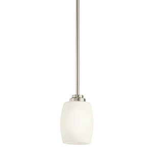 Kichler - 3497NI - One Light Mini Pendant - Eileen - Brushed Nickel