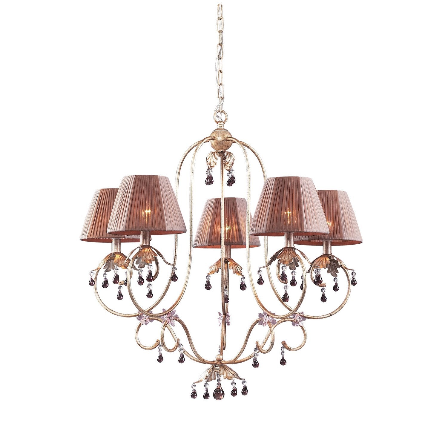 ELK Home - 2705/5 - Five Light Chandelier - Olivissa - Silver