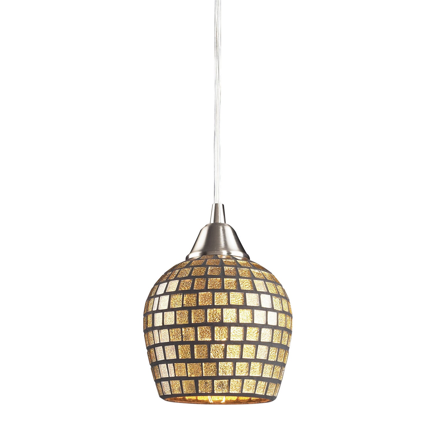 ELK Home - 528-1GLD - One Light Mini Pendant - Fusion - Satin Nickel