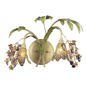 ELK Home - 16050 - Two Light Wall Sconce - Huarco - Sage Green