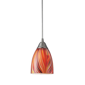 ELK Home - 416-1M - One Light Mini Pendant - Arco Baleno - Satin Nickel