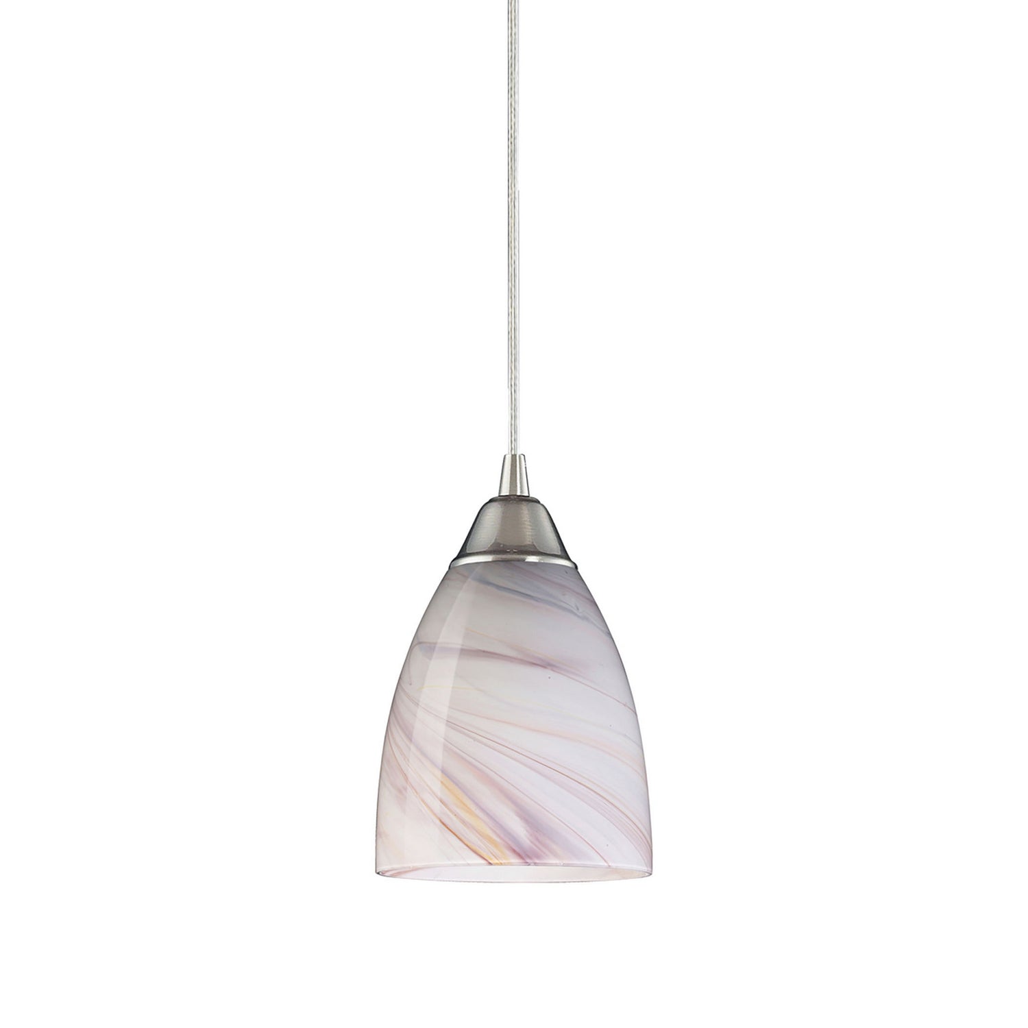 ELK Home - 527-1CR - One Light Mini Pendant - Pierra - Satin Nickel