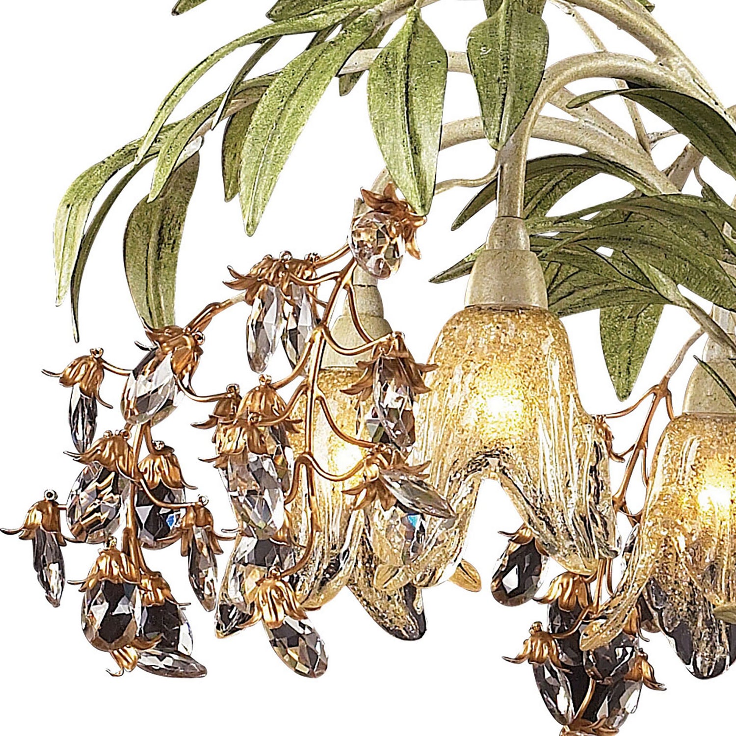 ELK Home - 86053 - Six Light Chandelier - Huarco - Sage Green