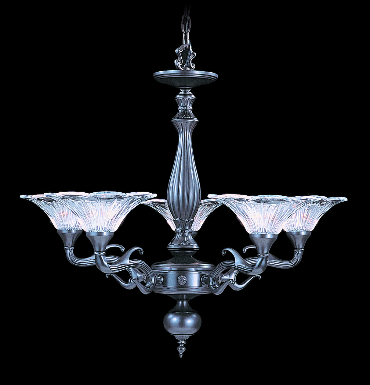 Framburg - 8625 MB - Five Light Chandelier - Geneva - Mahogany Bronze