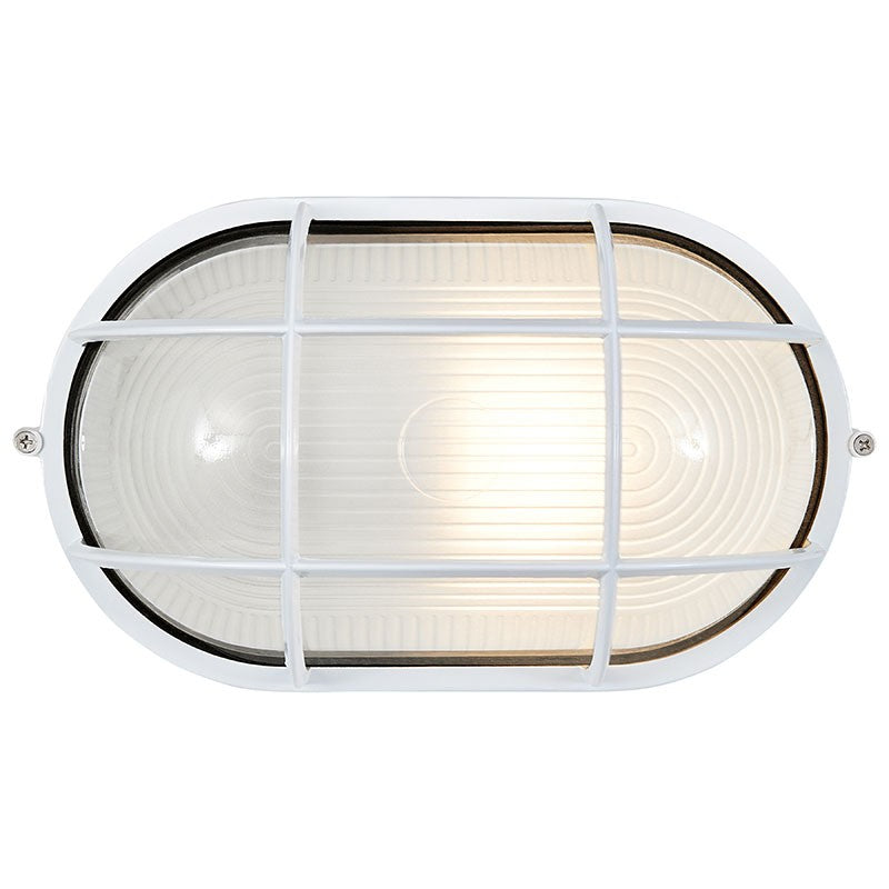 Access - 20292-WH/FST - One Light Bulkhead - Nauticus Dual Mount - White