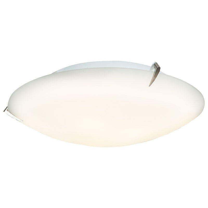 Access - 20661-BS/OPL - Two Light Flush Mount - Zenon - Brushed Steel