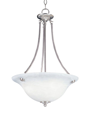Maxim - 2682MRSN - Three Light Pendant - Malaga - Satin Nickel