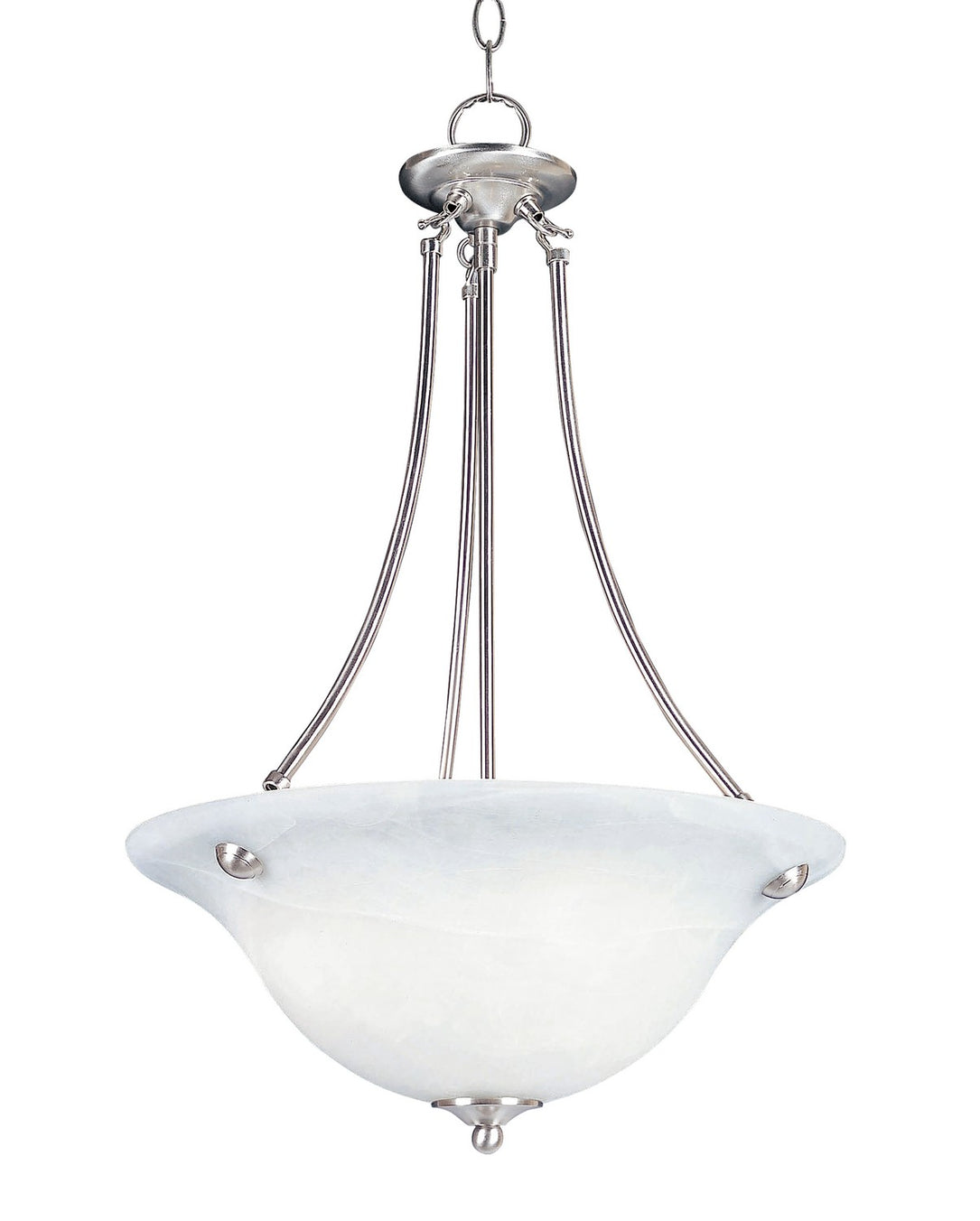Maxim - 2682MRSN - Three Light Pendant - Malaga - Satin Nickel