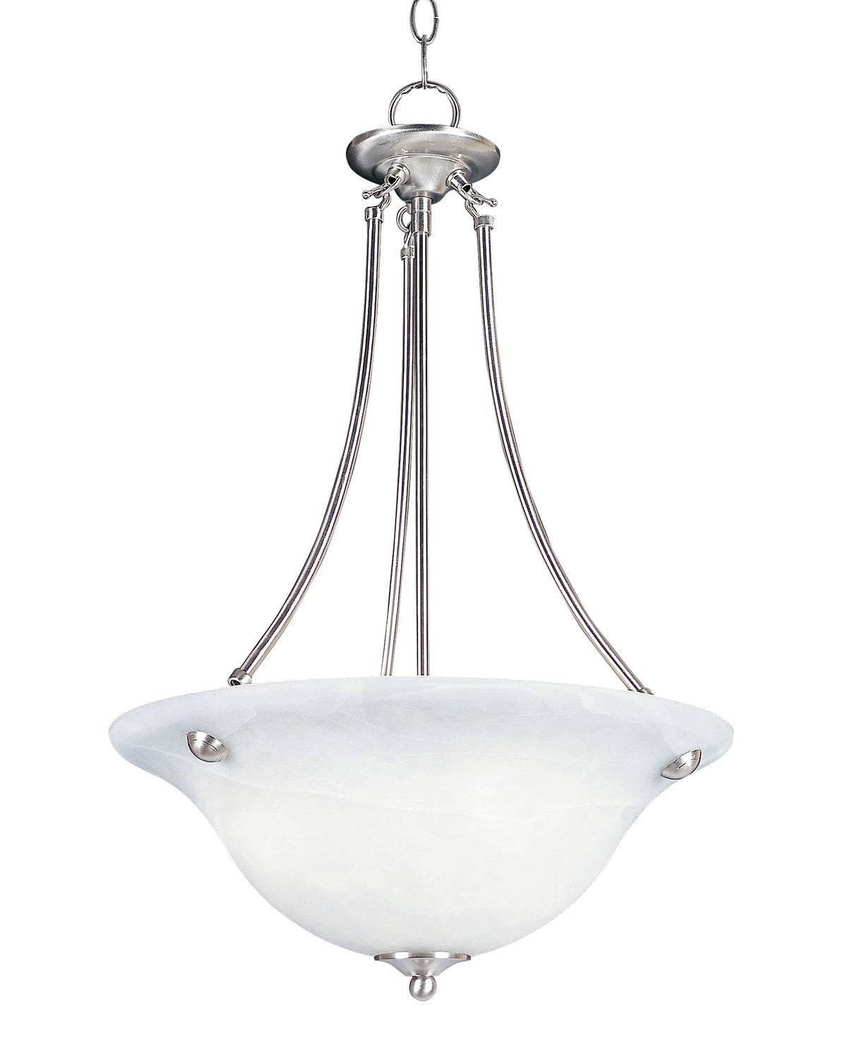 Maxim - 2682MRSN - Three Light Pendant - Malaga - Satin Nickel