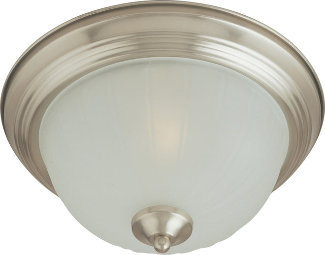 Maxim - 5832FTSN - Three Light Flush Mount - Essentials - 583x - Satin Nickel