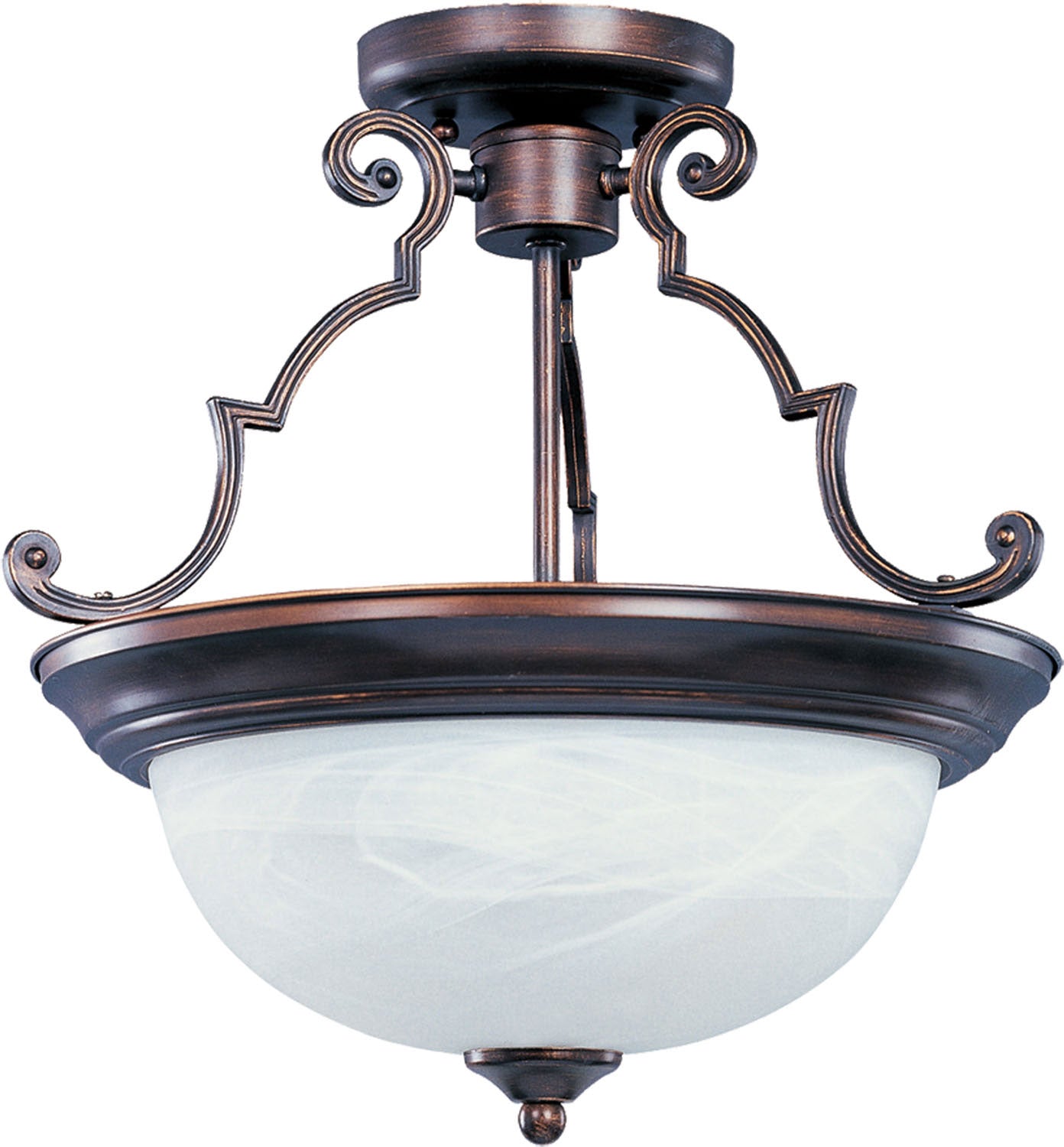 Maxim - 5844MROI - Three Light Semi-Flush Mount - Essentials - 584x - Oil Rubbed Bronze