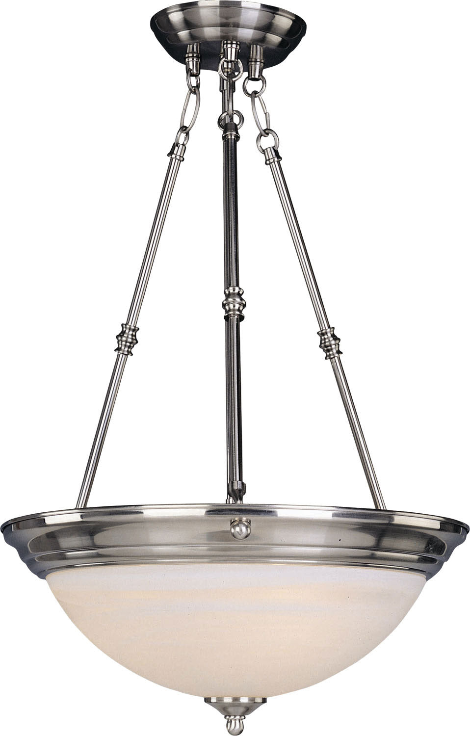 Maxim - 5845MRSN - Three Light Pendant - Essentials - 584x - Satin Nickel