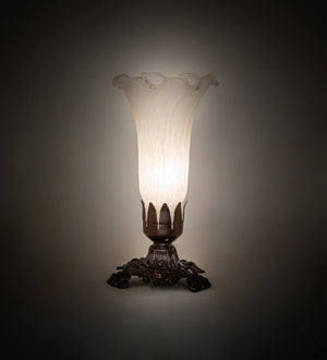 Meyda Tiffany - 11259 - One Light Accent Lamp - White - Mahogany Bronze