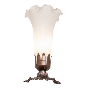 Meyda Tiffany - 11259 - One Light Accent Lamp - White - Mahogany Bronze