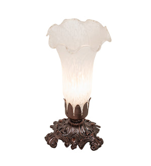 Meyda Tiffany - 11259 - One Light Accent Lamp - White - Mahogany Bronze