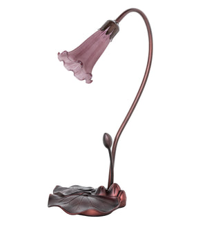 Meyda Tiffany - 12615 - One Light Accent Lamp - Lavender - Mahogany Bronze