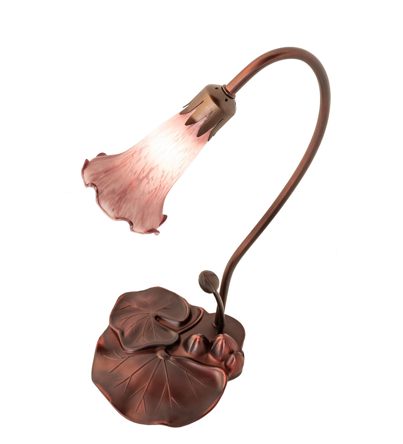 Meyda Tiffany - 12615 - One Light Accent Lamp - Lavender - Mahogany Bronze