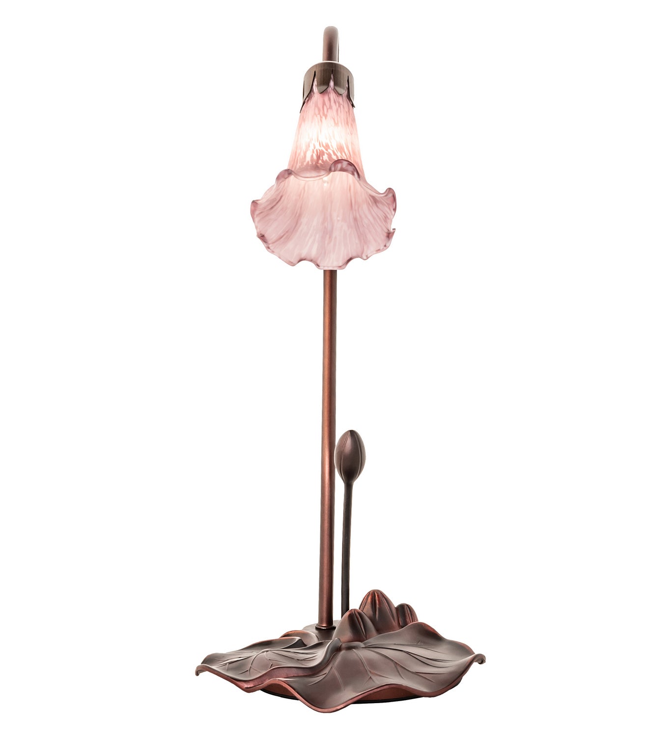 Meyda Tiffany - 12615 - One Light Accent Lamp - Lavender - Mahogany Bronze