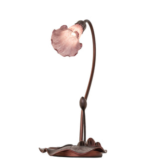 Meyda Tiffany - 12615 - One Light Accent Lamp - Lavender - Mahogany Bronze