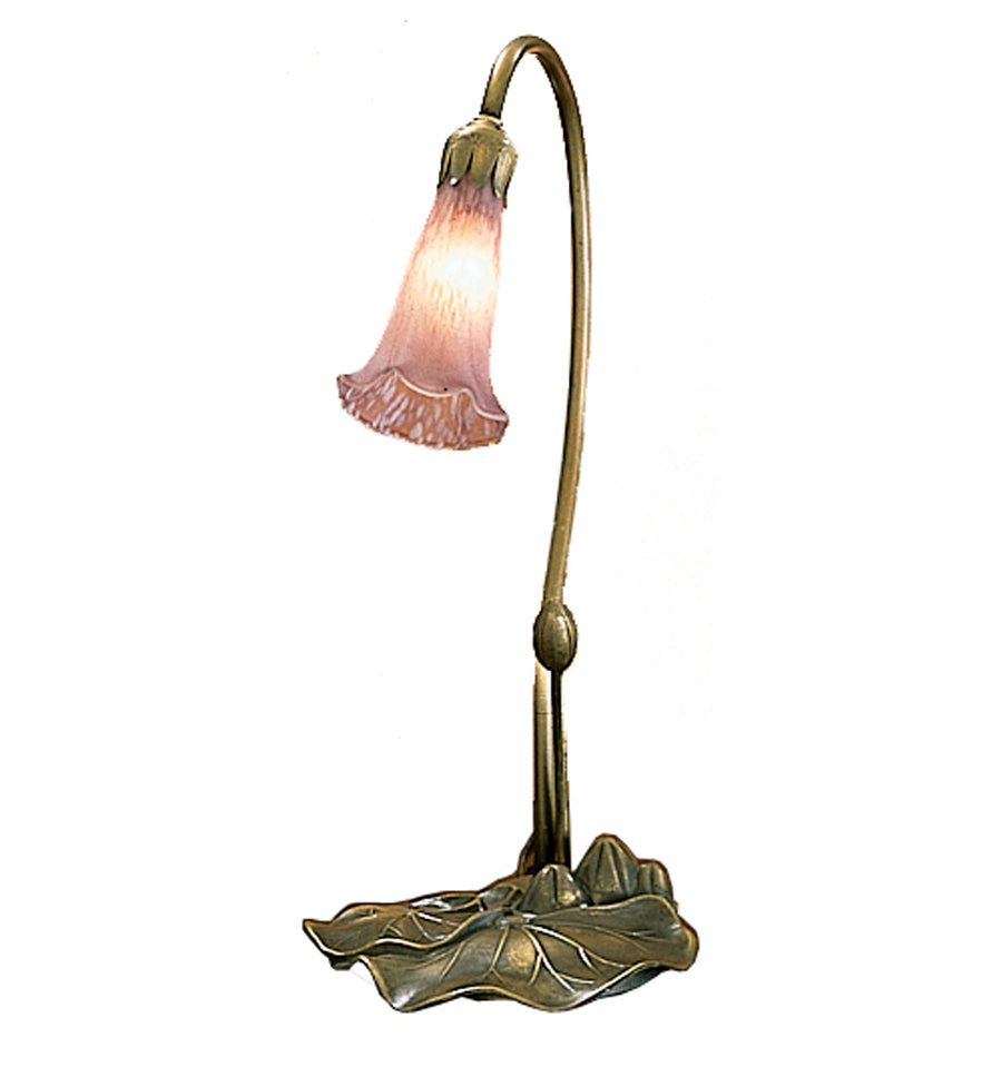 Meyda Tiffany - 12615 - One Light Accent Lamp - Lavender - Mahogany Bronze