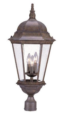 Acclaim Lighting - 5027BW - Three Light Post Mount - Bryn Mawr - Burled Walnut