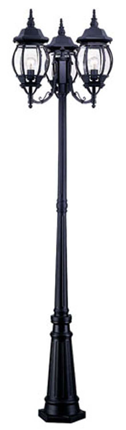 Acclaim Lighting - 5179BK - Three Light Post Mount - Chateau - Matte Black