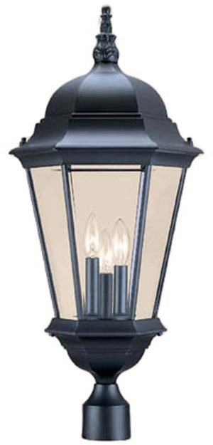 Acclaim Lighting - 5208BK - Three Light Post Mount - Richmond - Matte Black