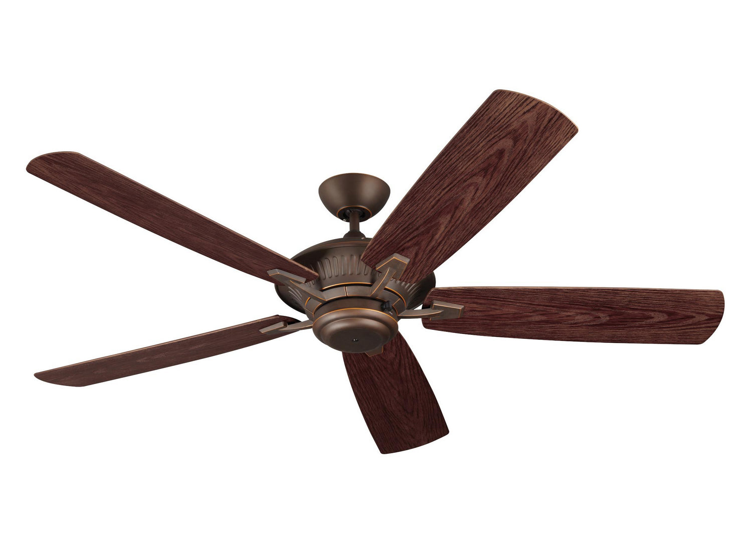 Generation Lighting. - 5CY60RB - 60" Ceiling Fan - Cyclone - Roman Bronze