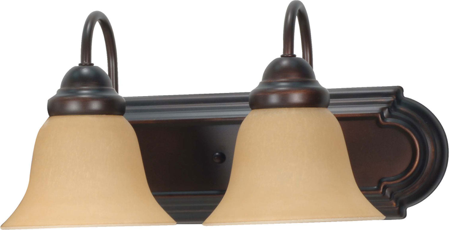 Nuvo Lighting - 60-1264 - Two Light Vanity - Ballerina - Mahogany Bronze / Champagne