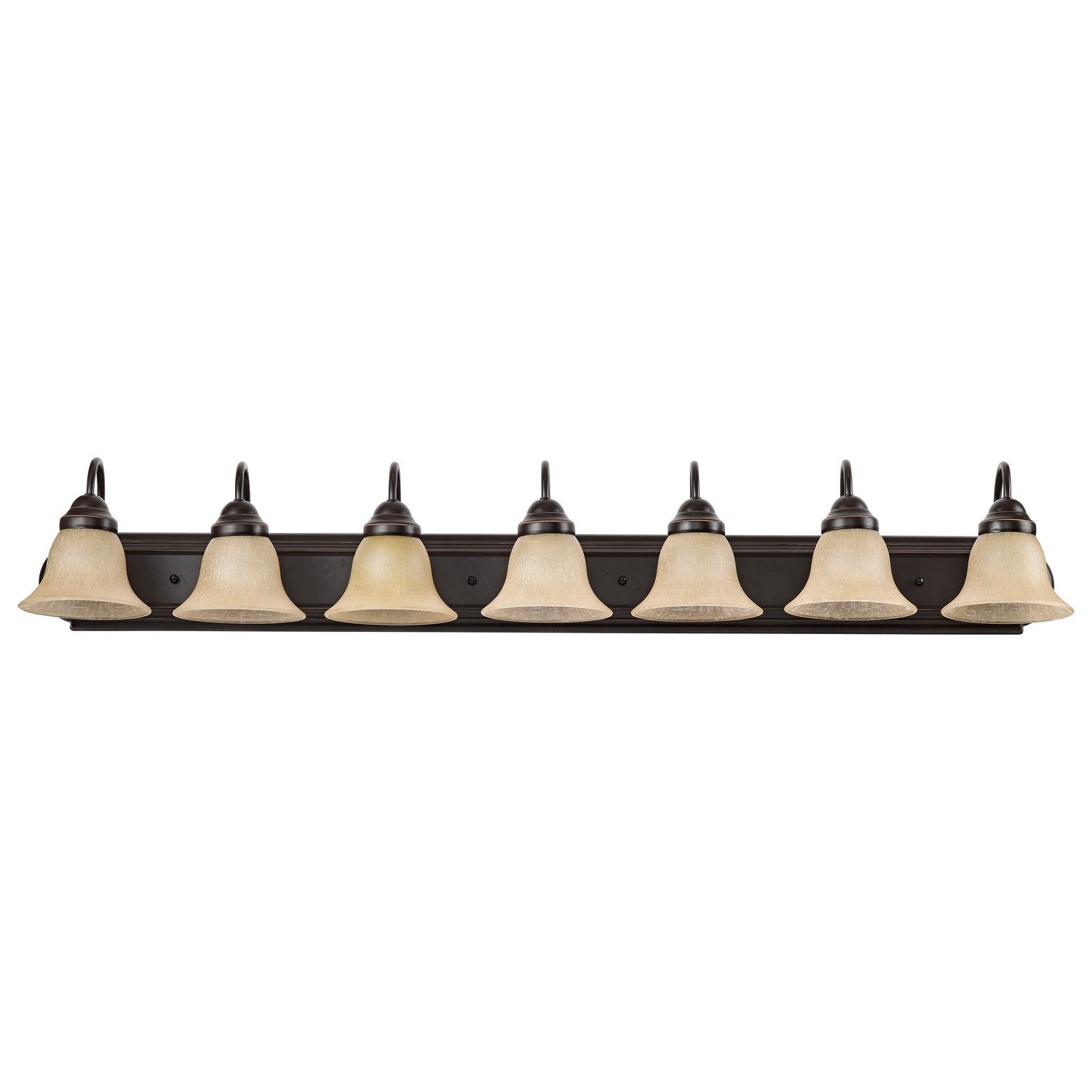 Nuvo Lighting - 60-1268 - Seven Light Vanity - Ballerina - Mahogany Bronze / Champagne