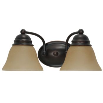 Nuvo Lighting - 60-1271 - Two Light Vanity - Empire - Mahogany Bronze / Champagne