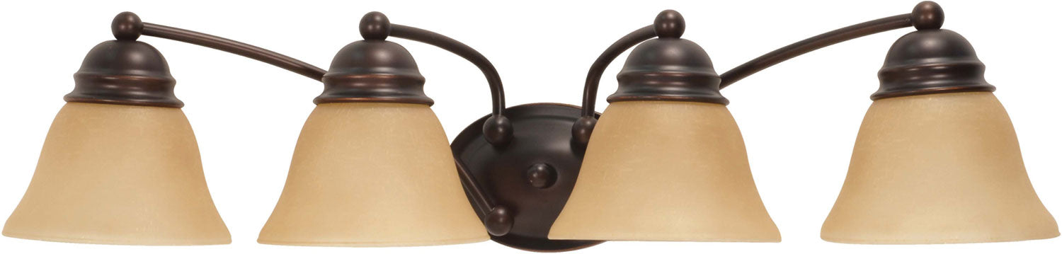 Nuvo Lighting - 60-1273 - Four Light Vanity - Empire - Mahogany Bronze