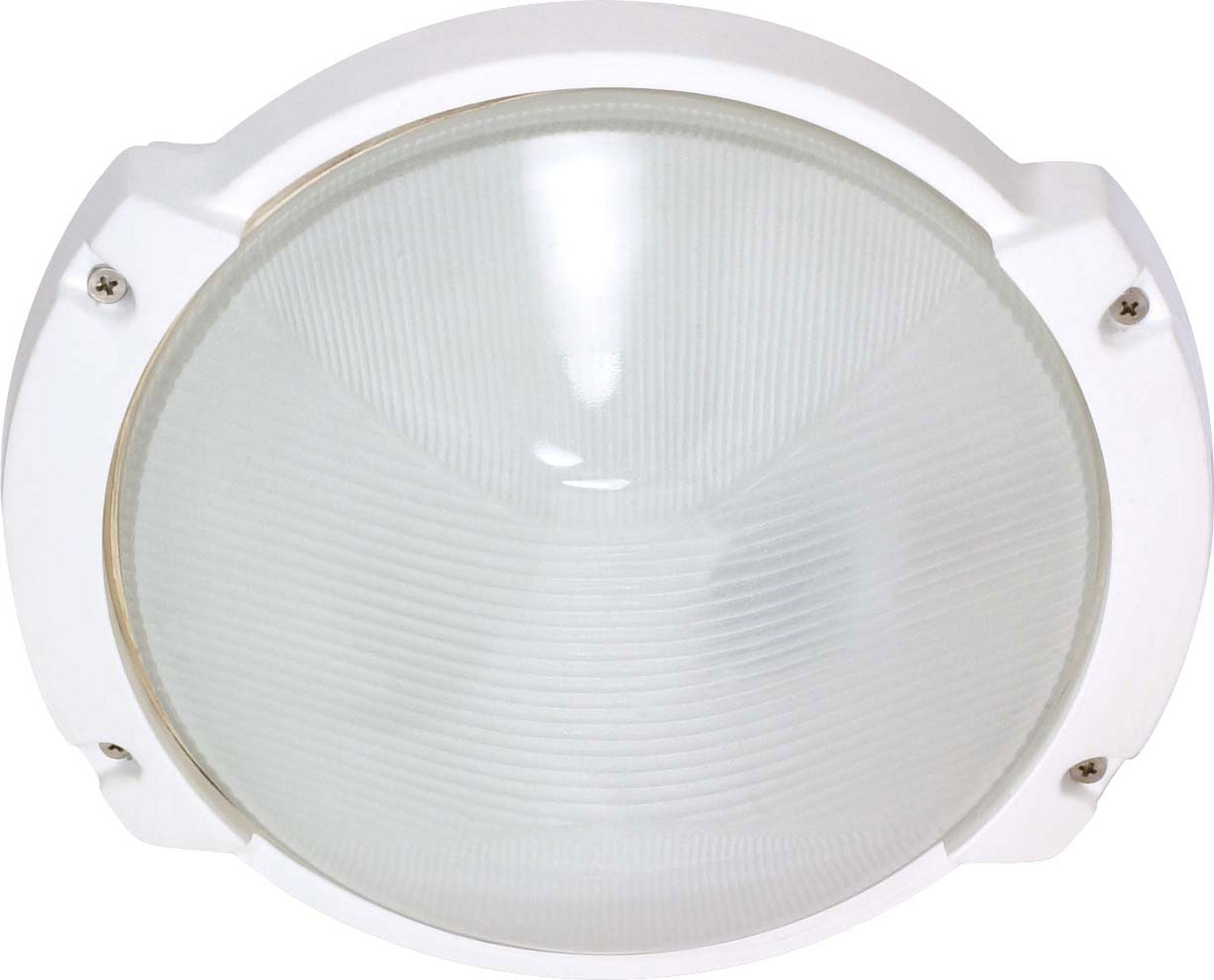 Nuvo Lighting - 60-516 - One Light Outdoor Bulk Head - Die Cast Bulk Heads Semi Gloss White - Semi Gloss White