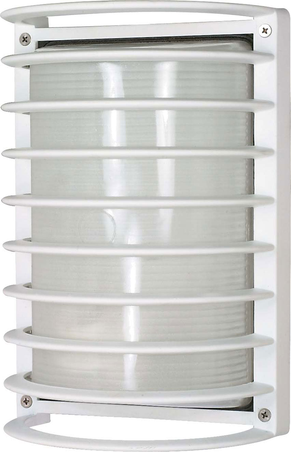 Nuvo Lighting - 60-532 - One Light Outdoor Bulk Head - Die Cast Bulk Heads Semi Gloss White - Semi Gloss White