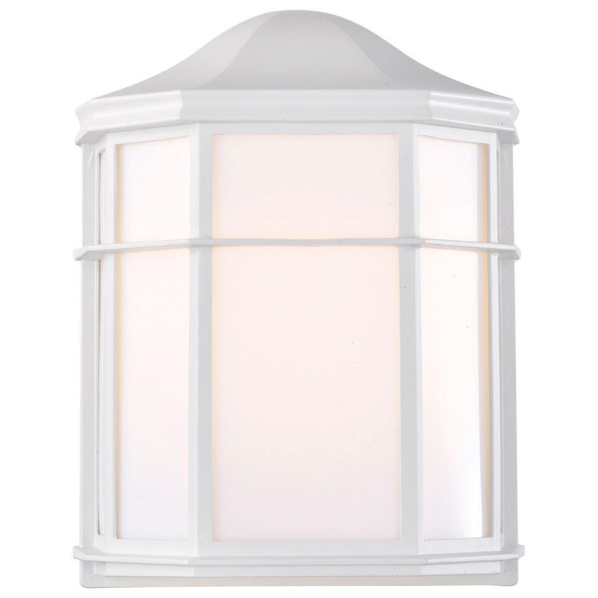 Nuvo Lighting - 60-537 - One Light Wall Lantern - Cage Lantern - White