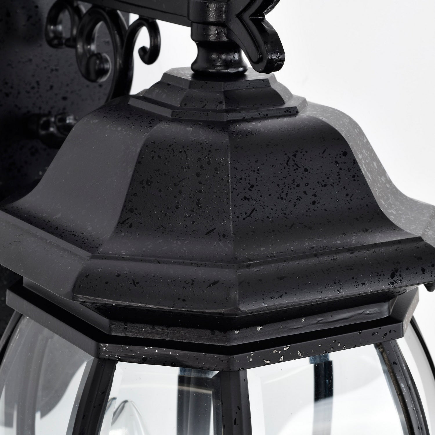 Nuvo Lighting - 60-893 - Three Light Outdoor Wall Lantern - Central Park - Textured Black